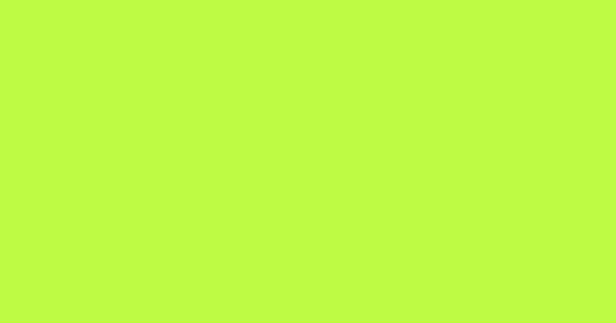 #befb45 green yellow color image