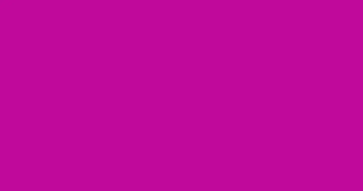 #bf099a red violet color image