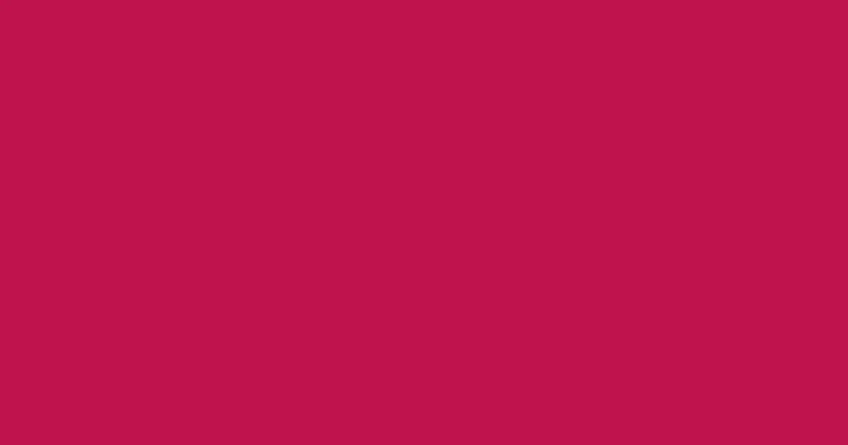 #bf134c cardinal color image
