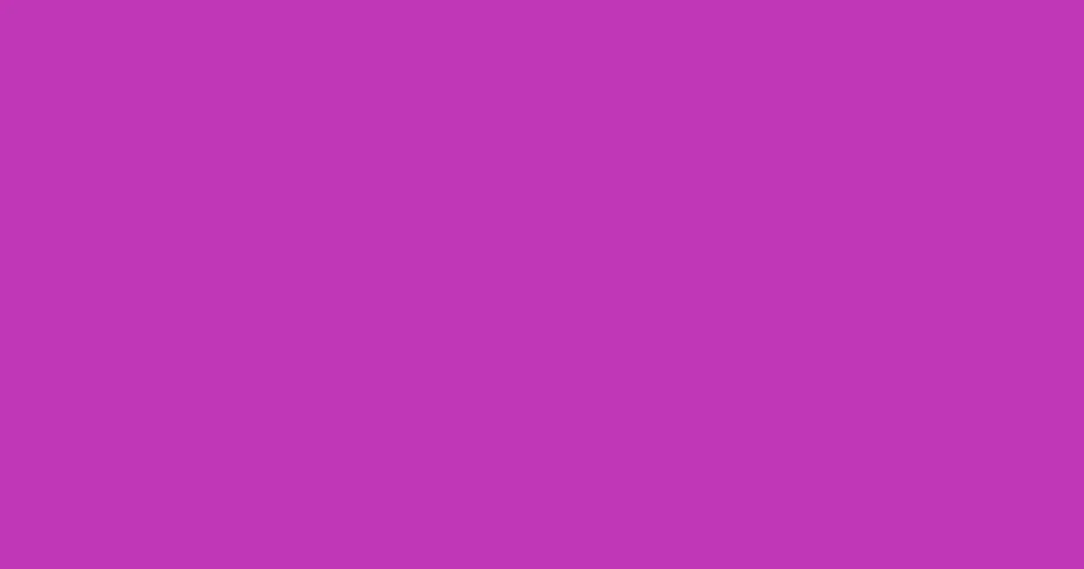 #bf37b8 fuchsia pink color image