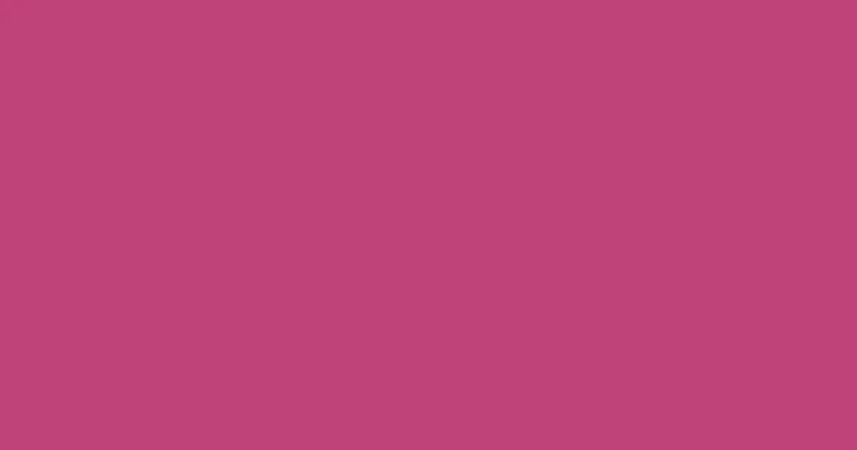 #bf4277 red violet color image