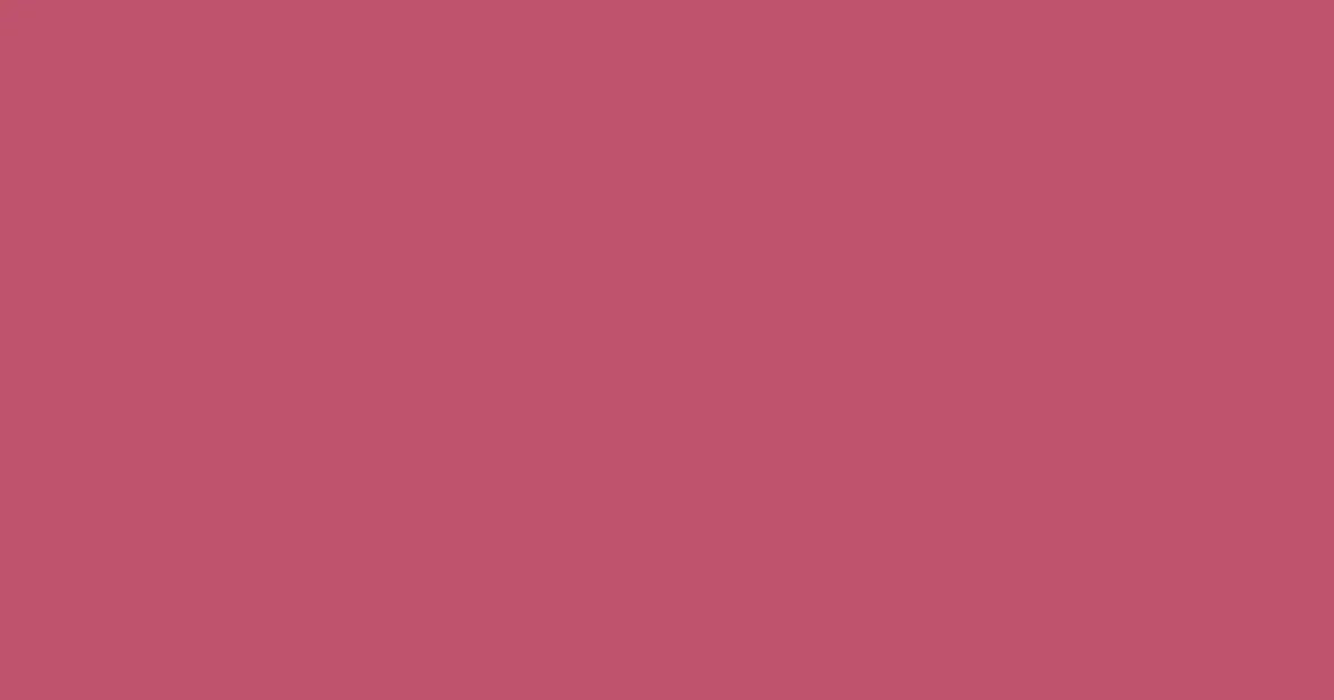 #bf526c blush color image