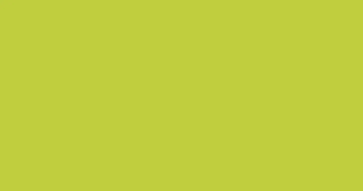 #bfce3e earls green color image