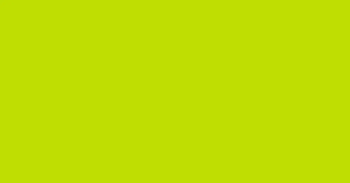 #bfdd01 lime color image