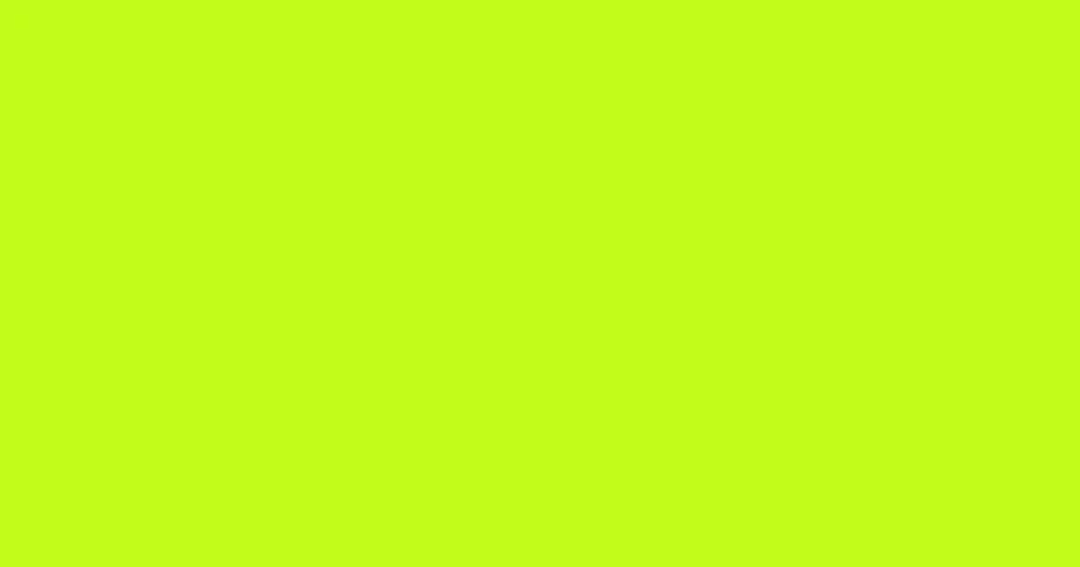 #bffc19 electric lime color image