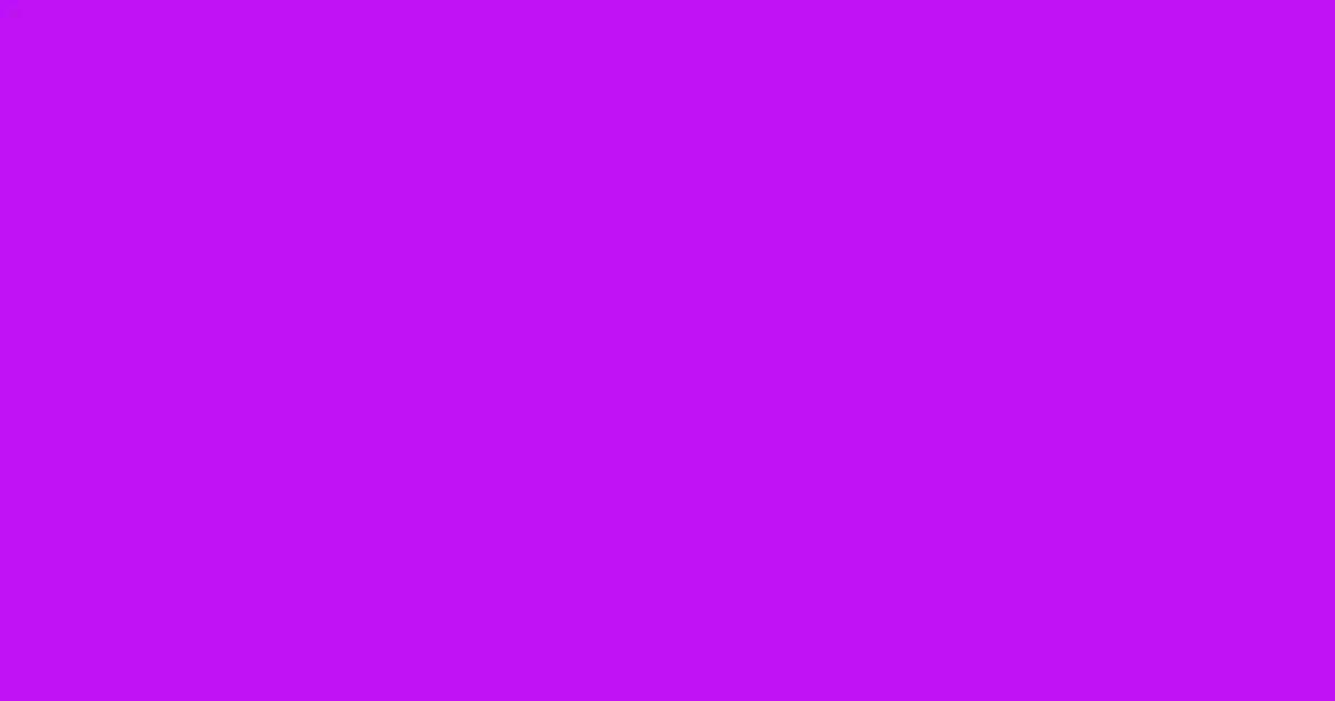 #c011f4 electric violet color image
