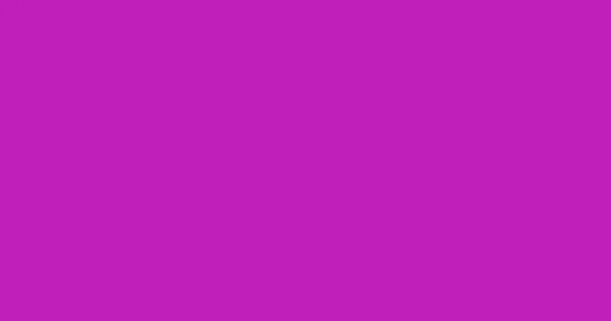 #c01fb9 red violet color image