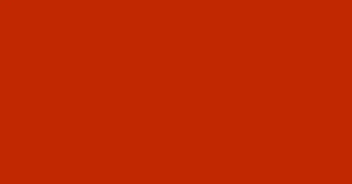 #c02800 milano red color image
