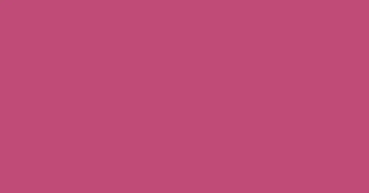 #c04b77 mulberry color image