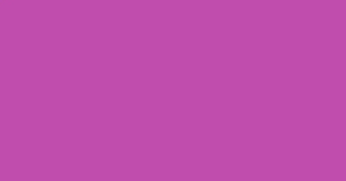 #c04cad fuchsia pink color image