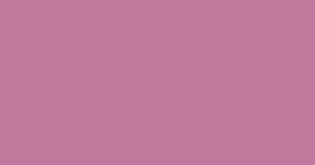 #c07a9d pearly purple color image