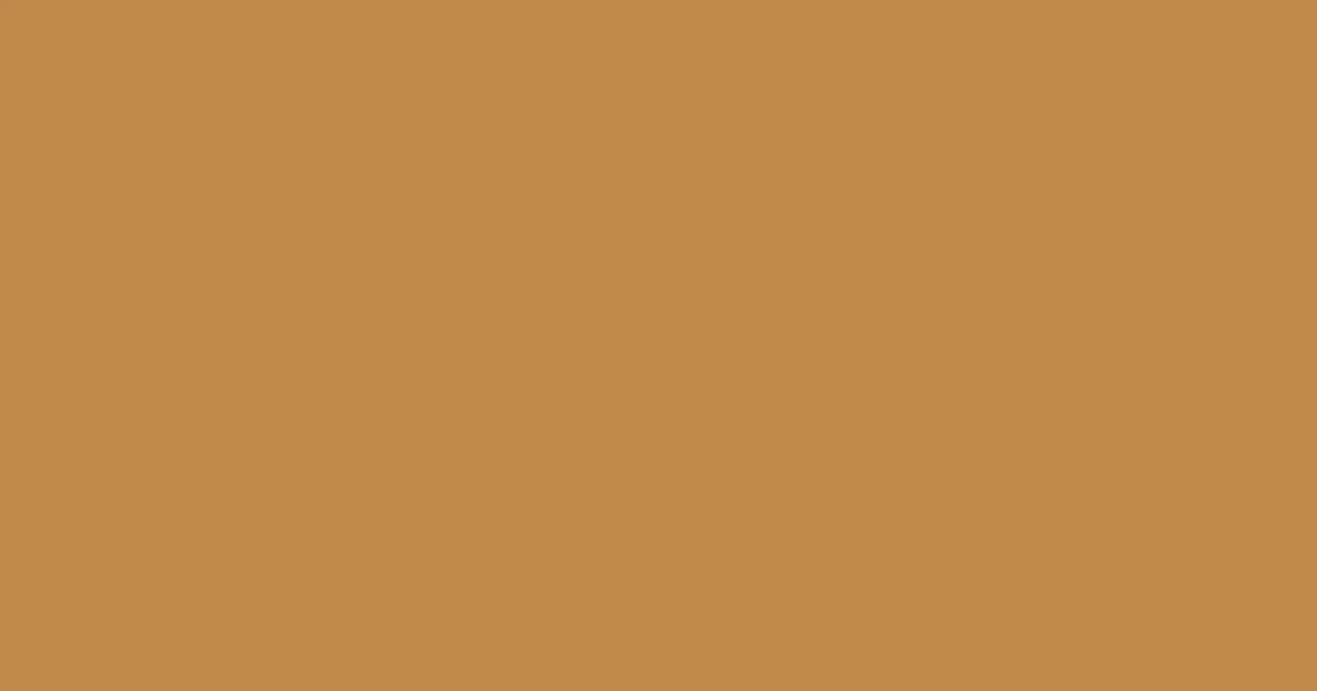 #c0894a tussock color image