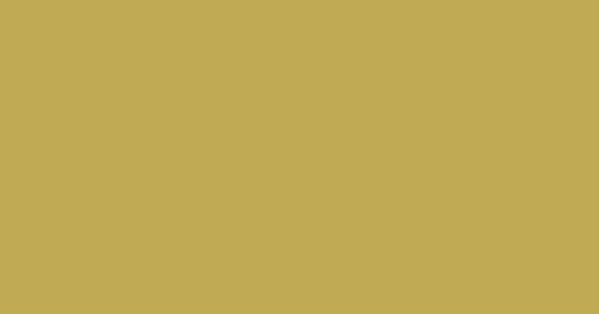 #c0aa55 aztec gold color image