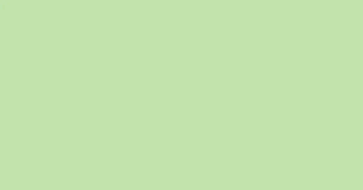 #c0e1ac moss green color image