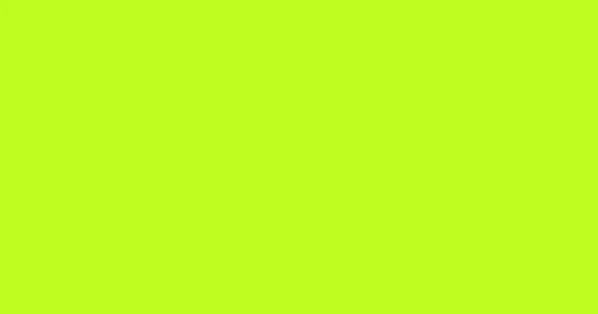 #c0fc1f electric lime color image