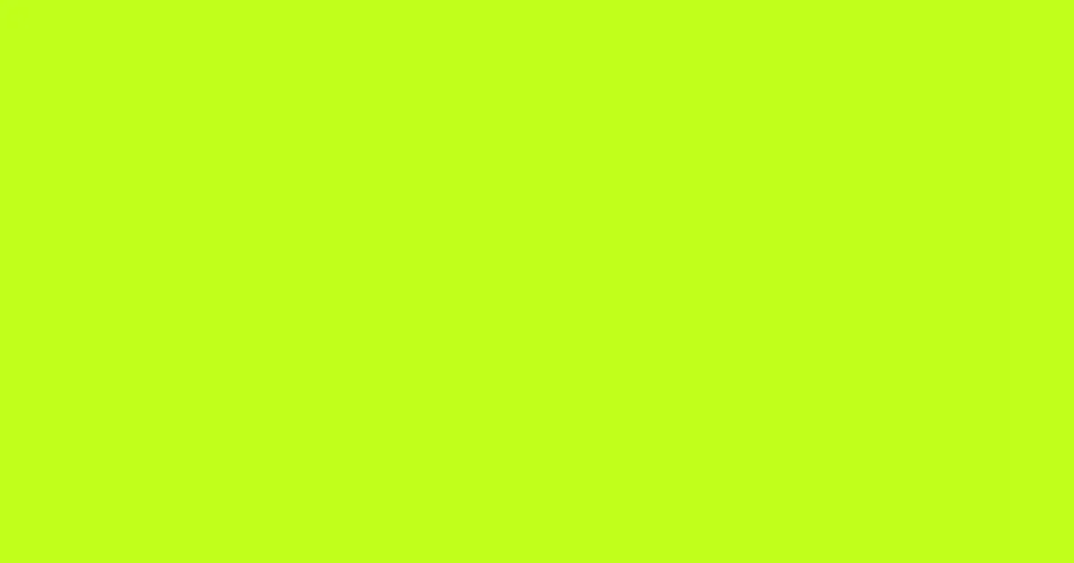 #c0ff1a electric lime color image