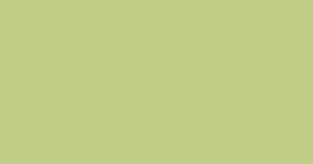 #c1cd87 pine glade color image