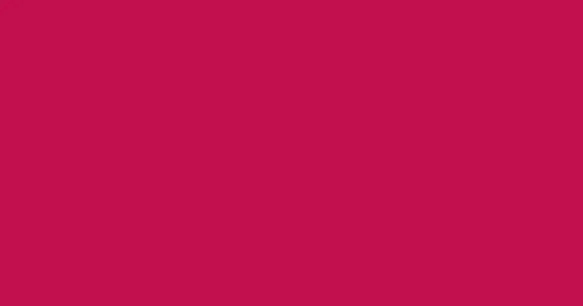 #c20f4e crimson color image