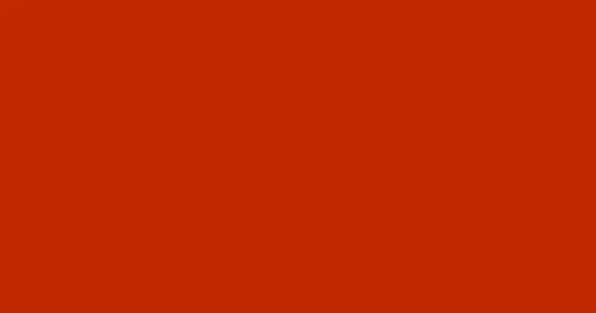 #c22901 milano red color image