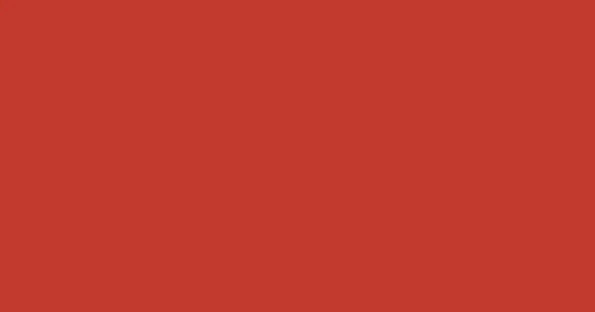 #c2382e persian red color image