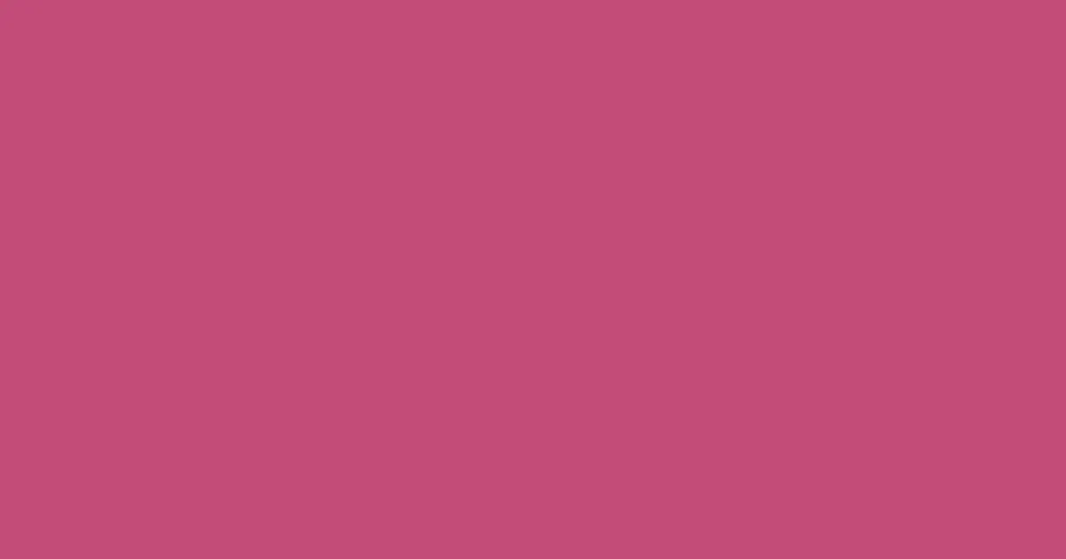 #c24b79 mulberry color image