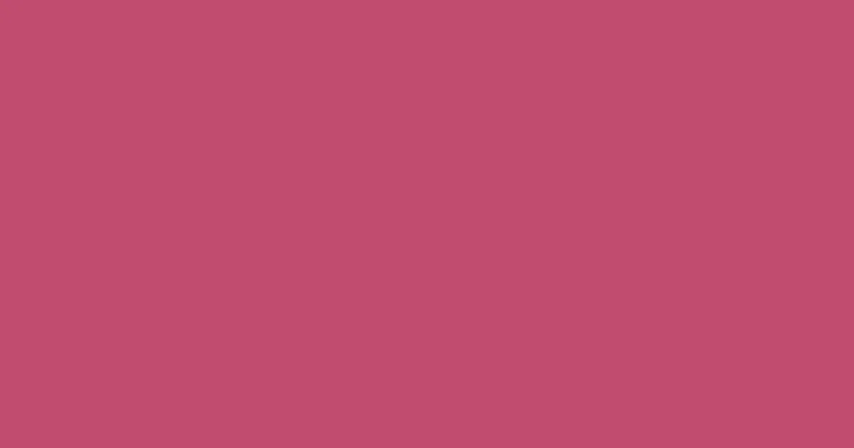 #c24c6f blush color image