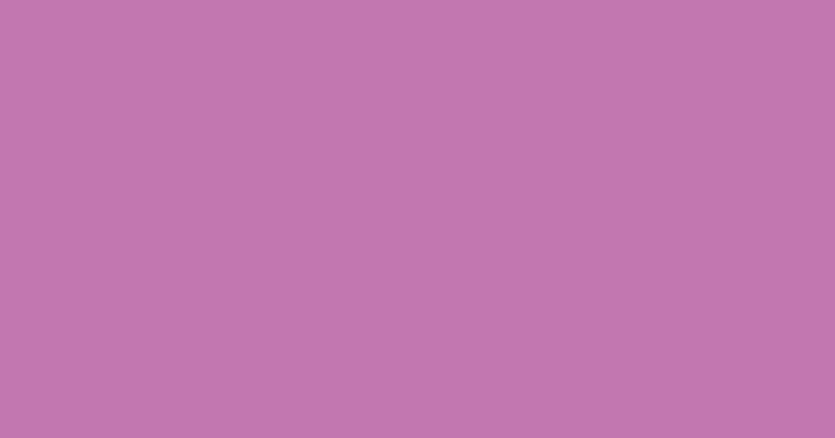 #c276af pearly purple color image