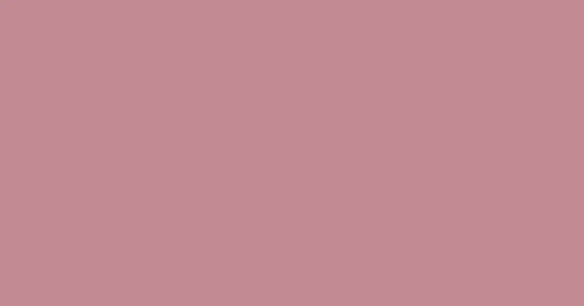 #c28b91 oriental pink color image