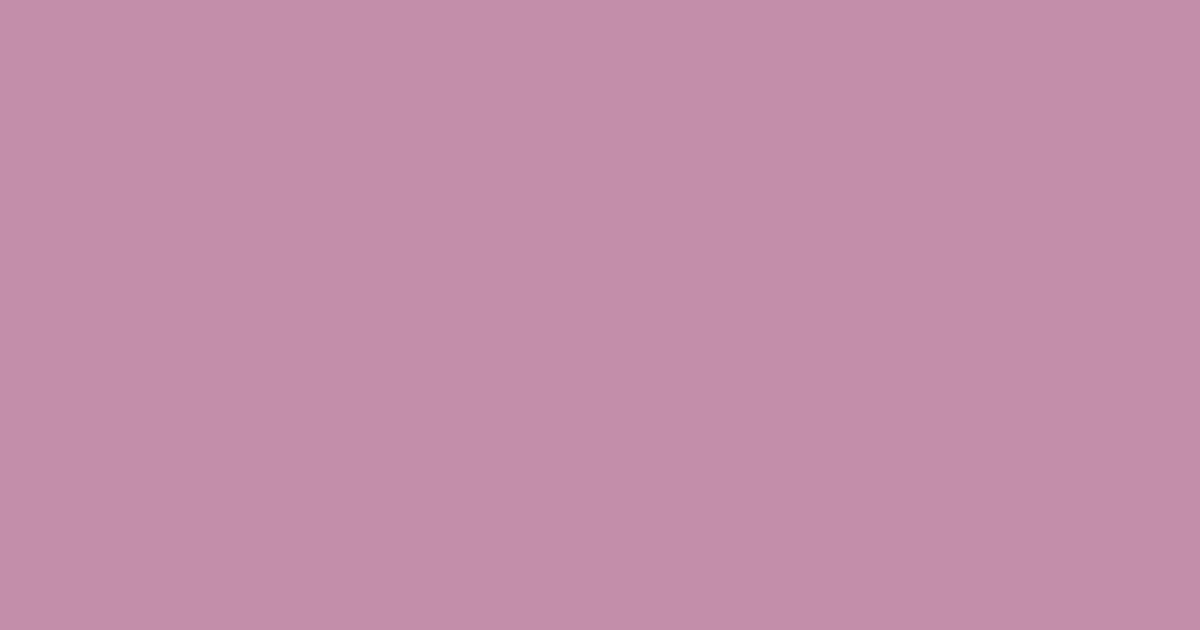 #c28eab viola color image