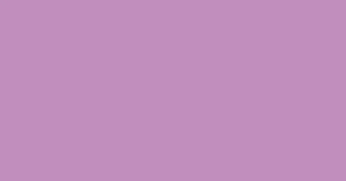 #c28ebe lilac color image