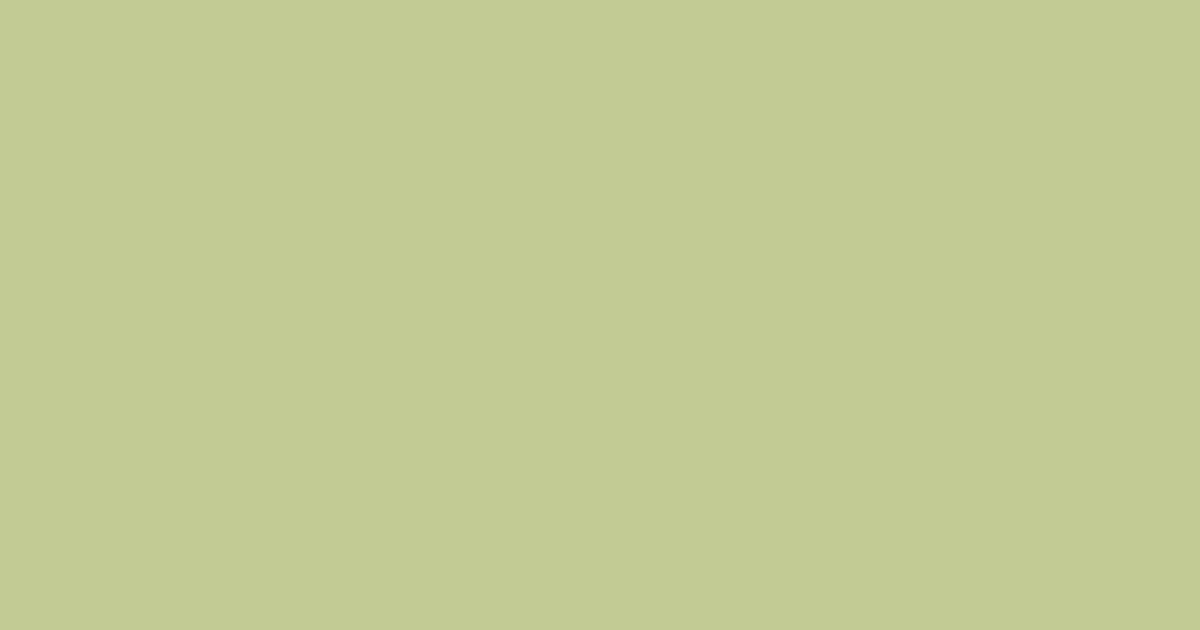 #c2cc93 pine glade color image