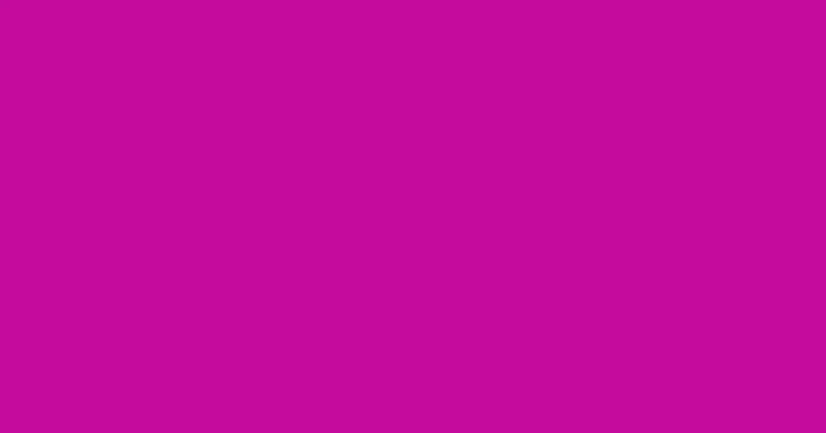 #c30b9e red violet color image