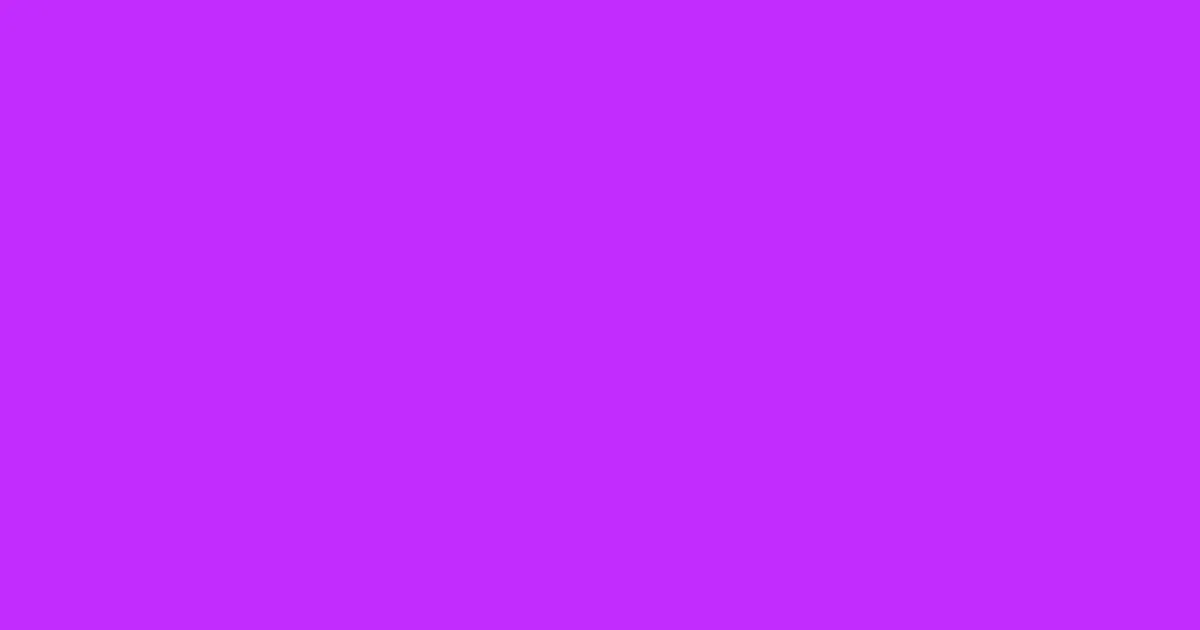 #c32cfe electric violet color image