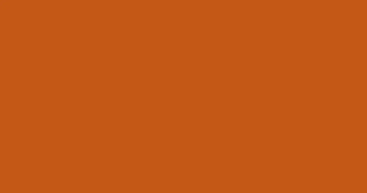 #c35816 orange roughy color image