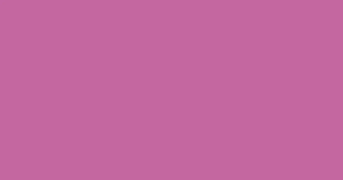 #c3679f rose quartz color image