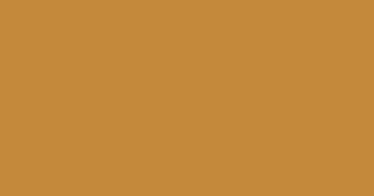 #c3893b tussock color image