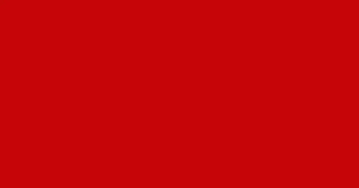 #c40509 milano red color image