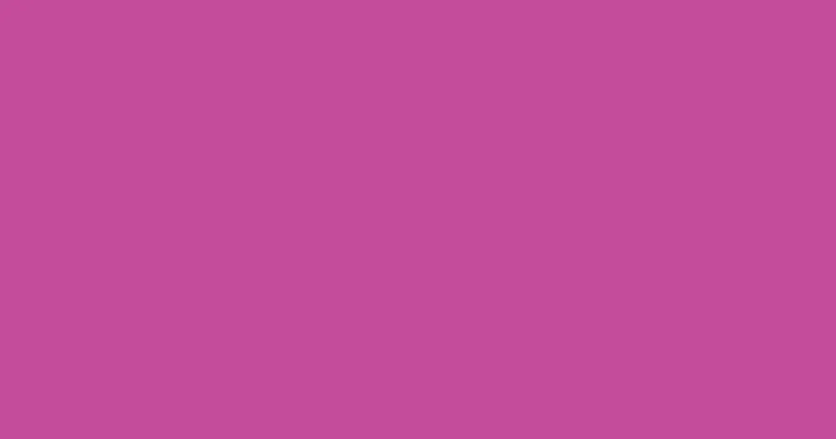 #c44d9b mulberry color image