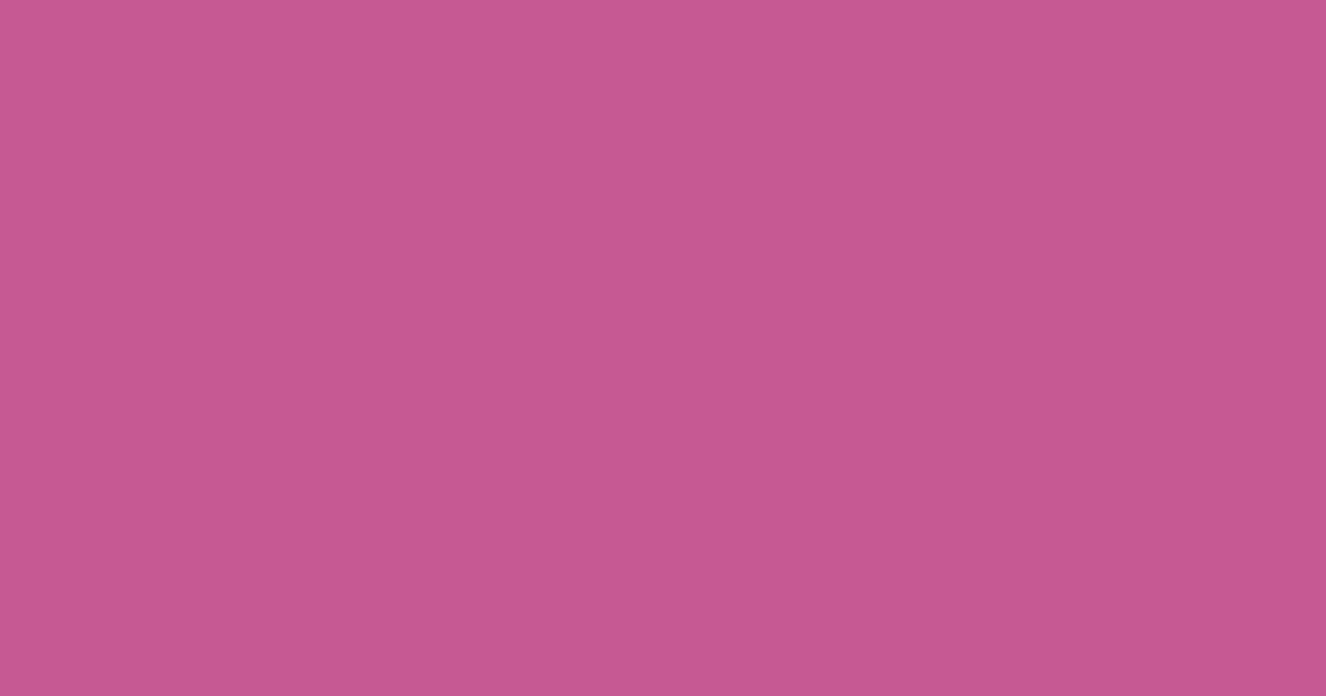 #c45993 rose quartz color image