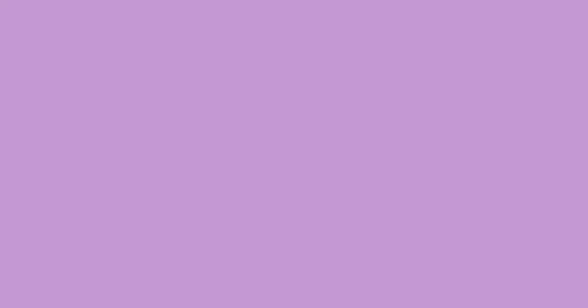 #c498d3 light wisteria color image