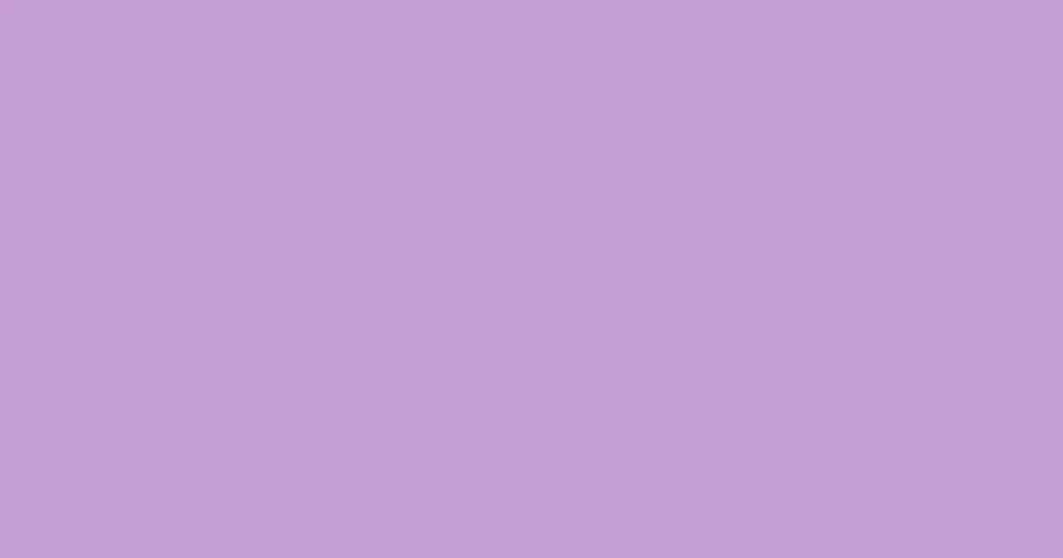 #c49dd5 light wisteria color image
