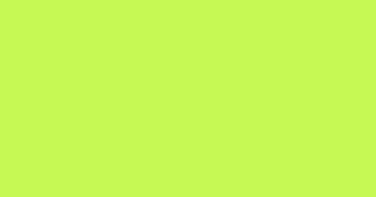 #c4f954 canary color image