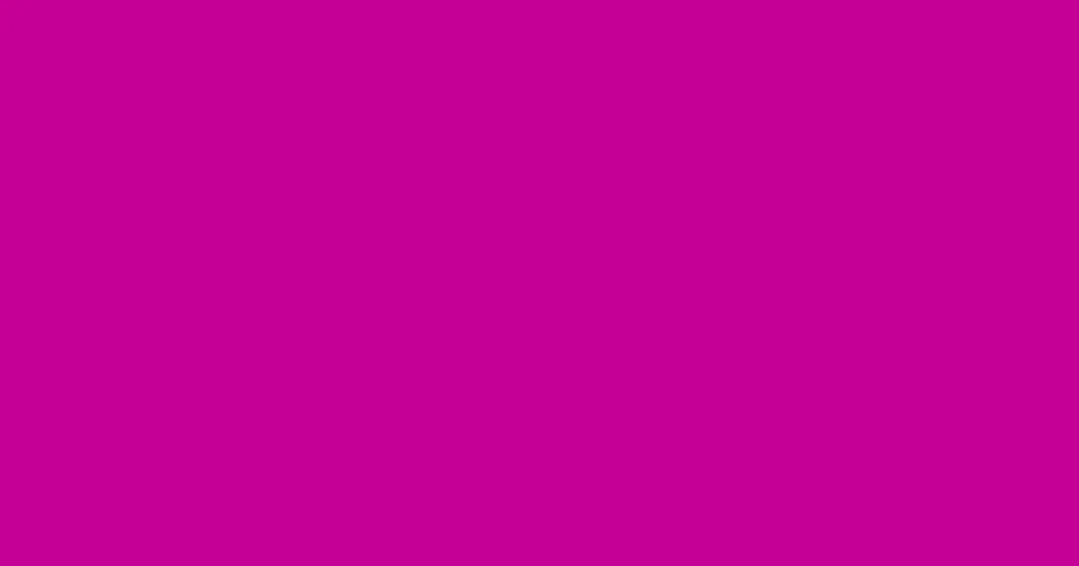 #c50097 hollywood cerise color image