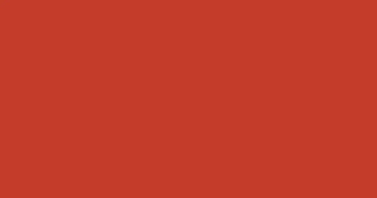 #c53c2b persian red color image