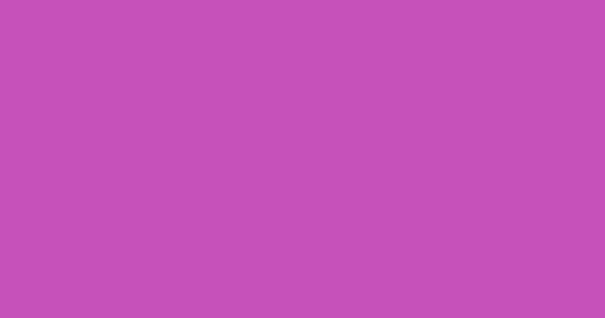 #c651be fuchsia pink color image