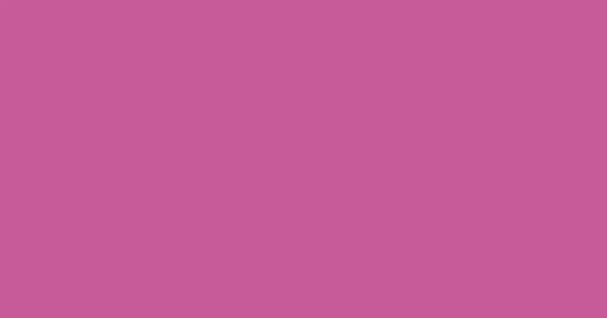 #c65b99 rose quartz color image