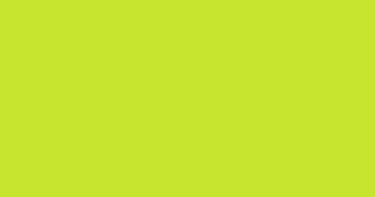 #c6e52d pear color image