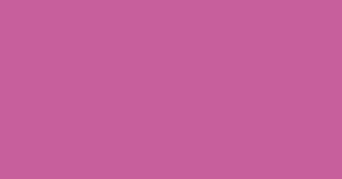 #c75f9a rose quartz color image
