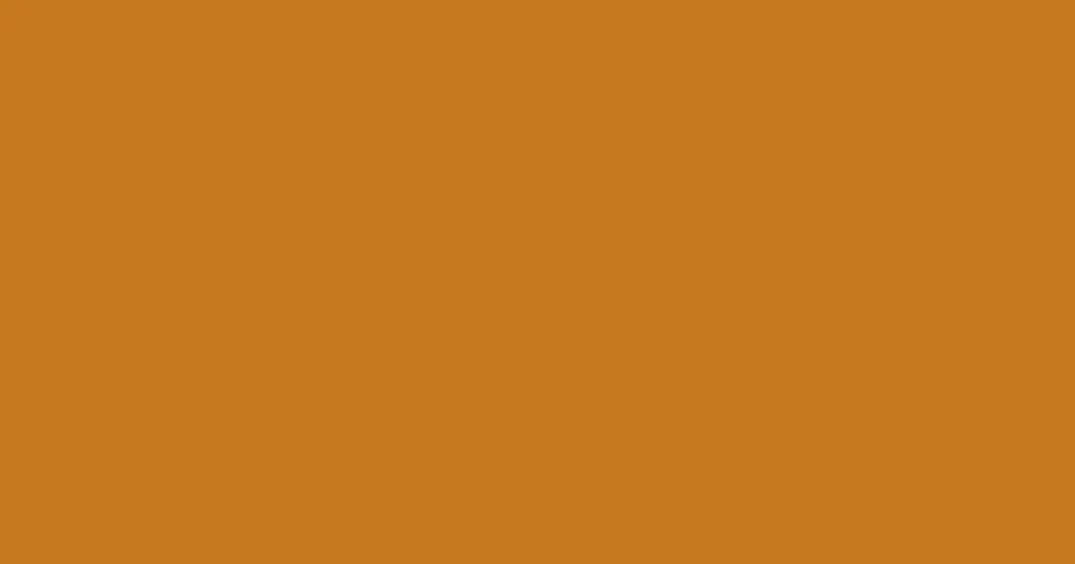 #c8791f ochre color image