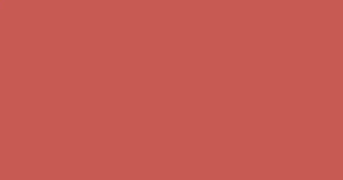 #c95954 chestnut rose color image